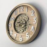 Ms Wall Clock Gold Mechanical 50 Cm - Image 2