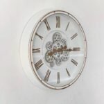 Wall Clock  White  Mechanical 50 Cm - Image 4