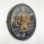 Ms Wall Clock Black Gear Type 40 cm - Image 4