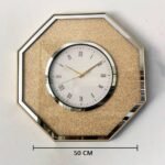 Ms Wall Clock Hexa Glitter 50 cm