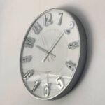 Ms Wall Clock Silver Thick Number 50 cm - Image 2