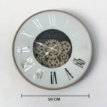 CLOCK SIZE - 50 CM METERIAL - FIBER