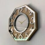 Ms Wall Clock Hexa Shape 50 cm - Image 2