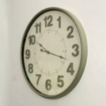 Ms Wall Clock Big Size Green 75 cm - Image 2