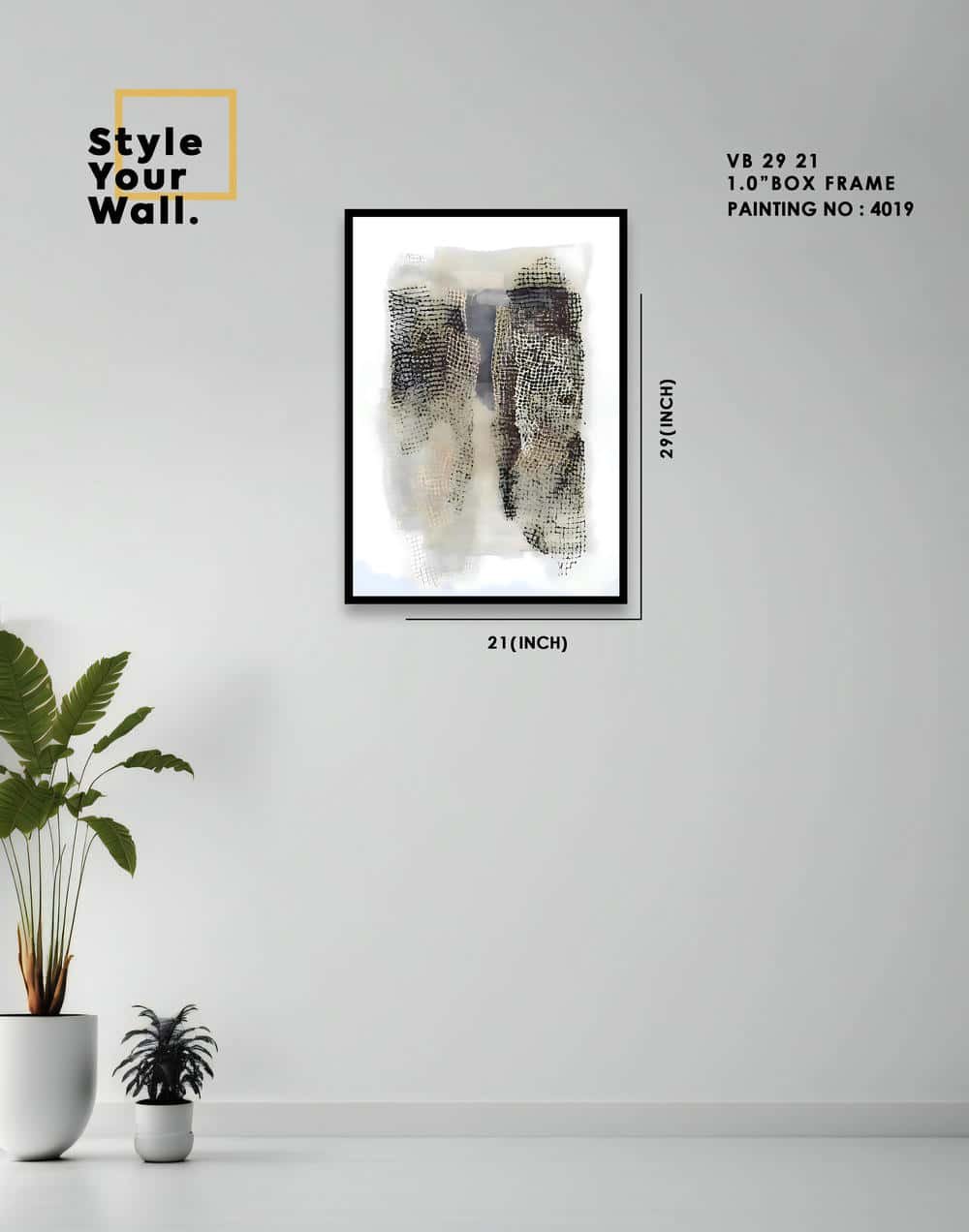 4019 Wall Frame VB 21 29 PN4019 - Image 1