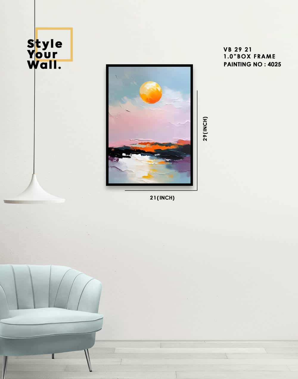 4025 Wall Frame VB 21 29 PN4025 - Image 1