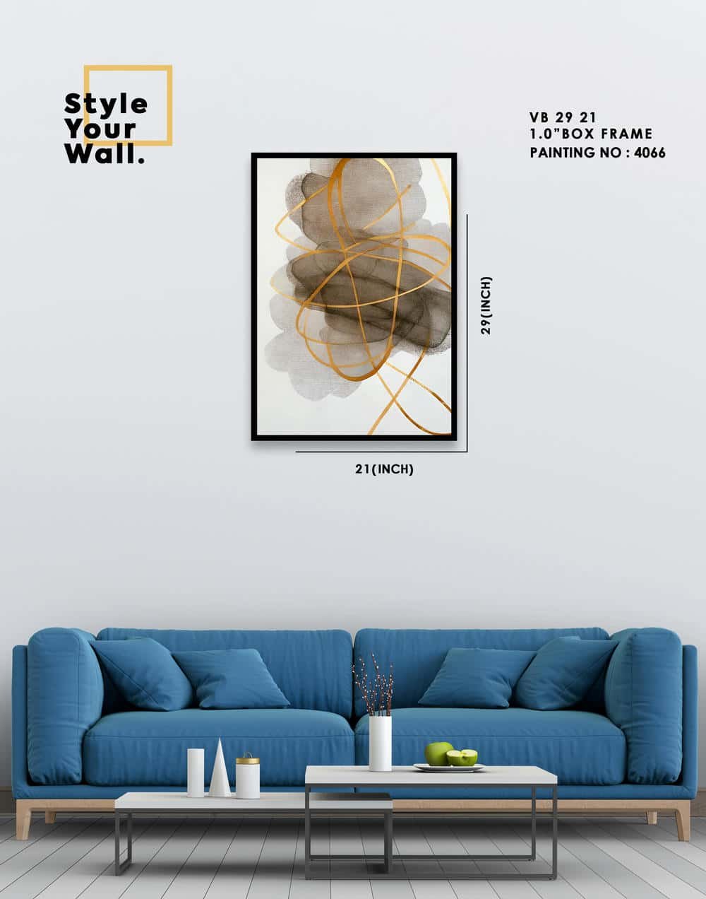 4066 Wall Frame VB 21 29 PN4066 - Image 1