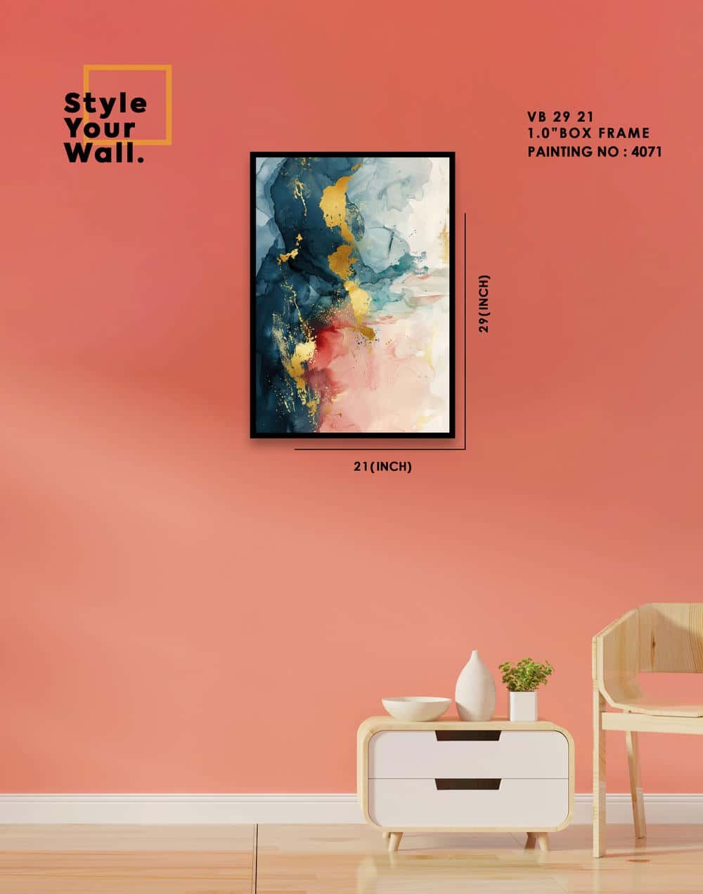 4071 Wall Frame VB 21 29 PN4071 - Image 1