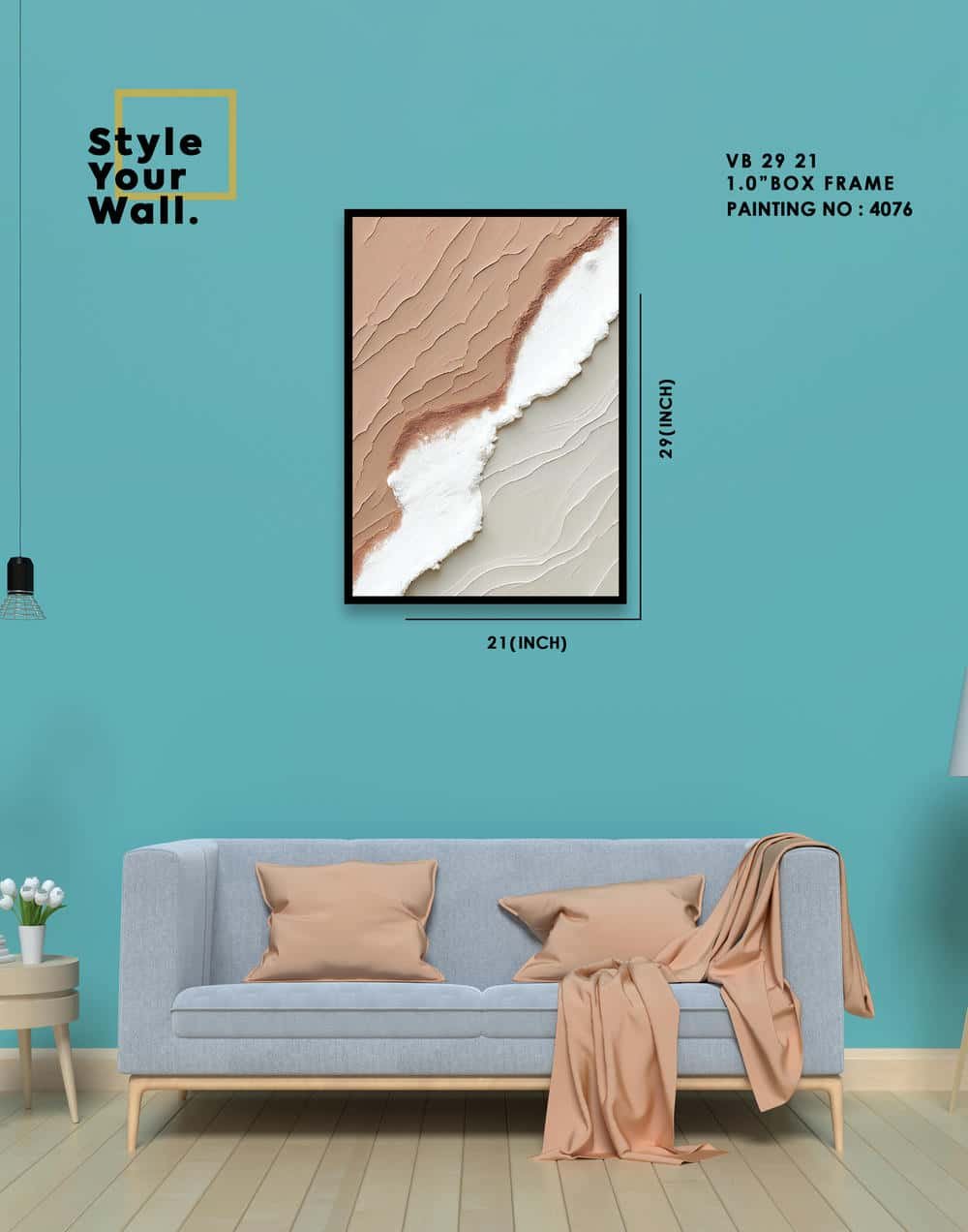 4076 Wall Frame VB 21 29 PN4076 - Image 1