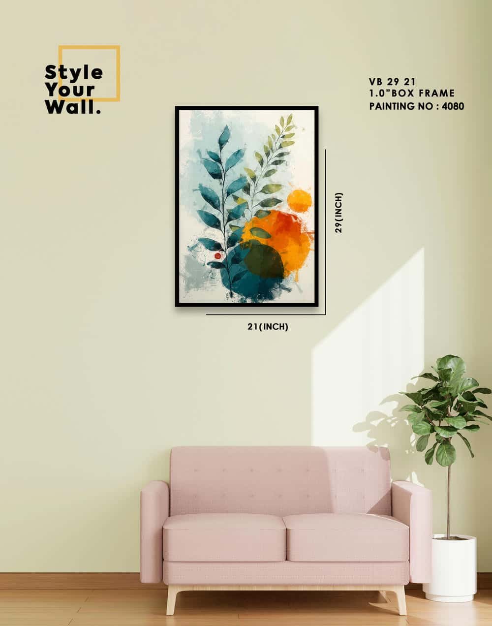 4080 Wall Frame VB 21 29 PN4080 - Image 1