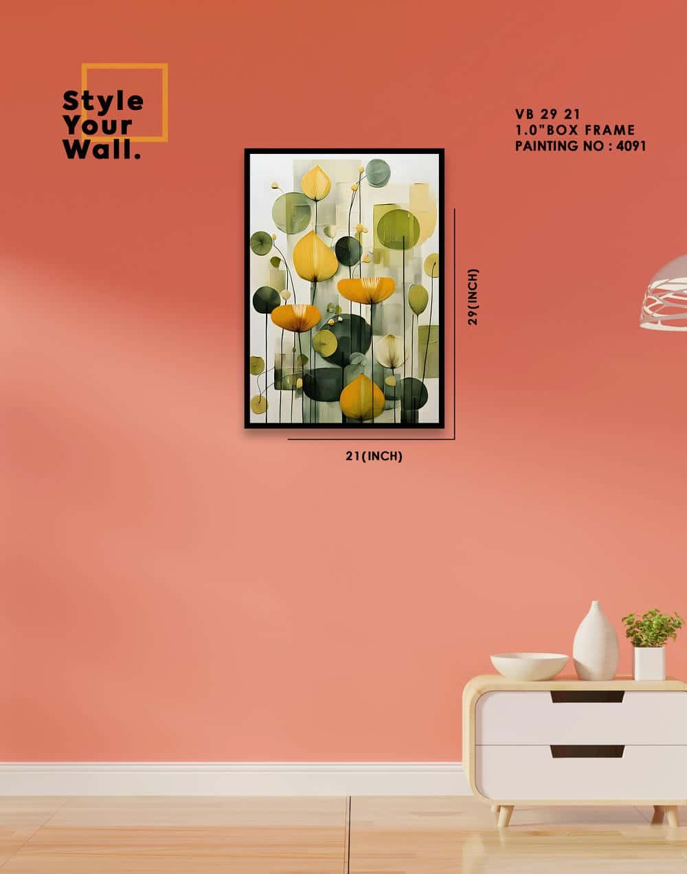 4091 Wall Frame VB 21 29 PN4091 - Image 1