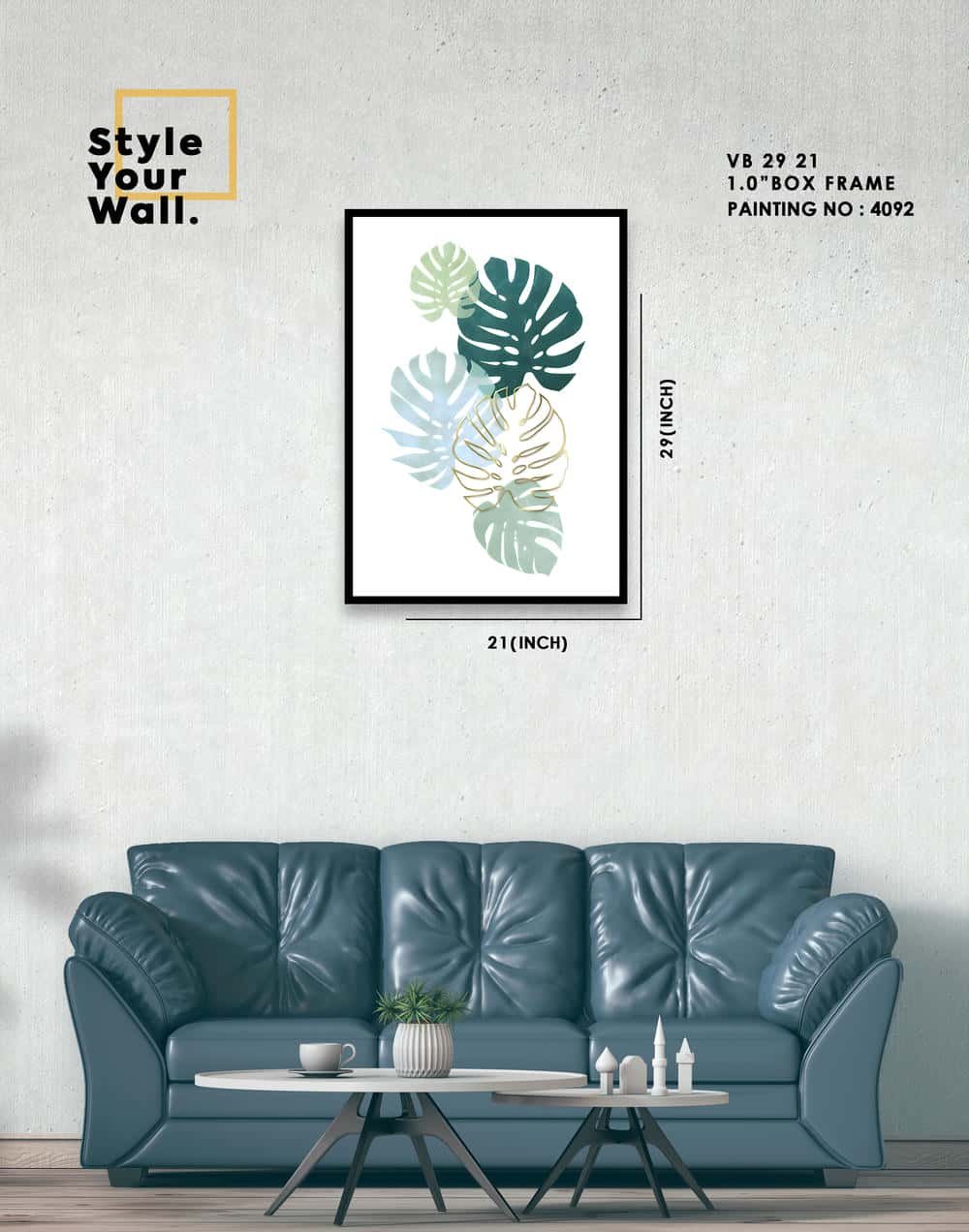 4092 Wall Frame VB 21 29 PN4092 - Image 1