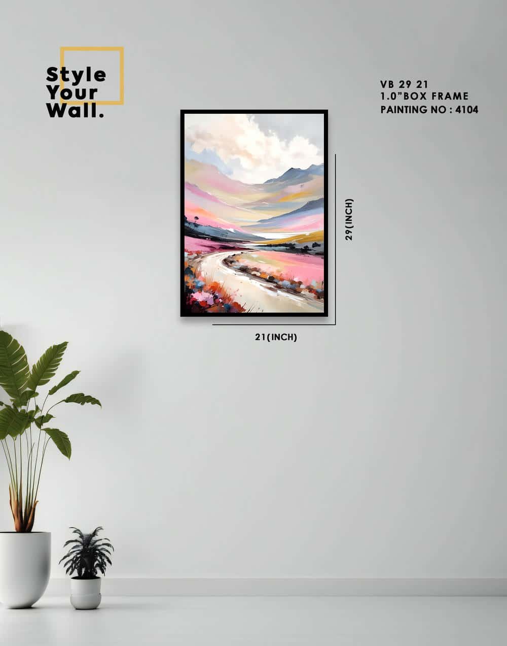 4104 Wall Frame VB 21 29 PN4104 - Image 1