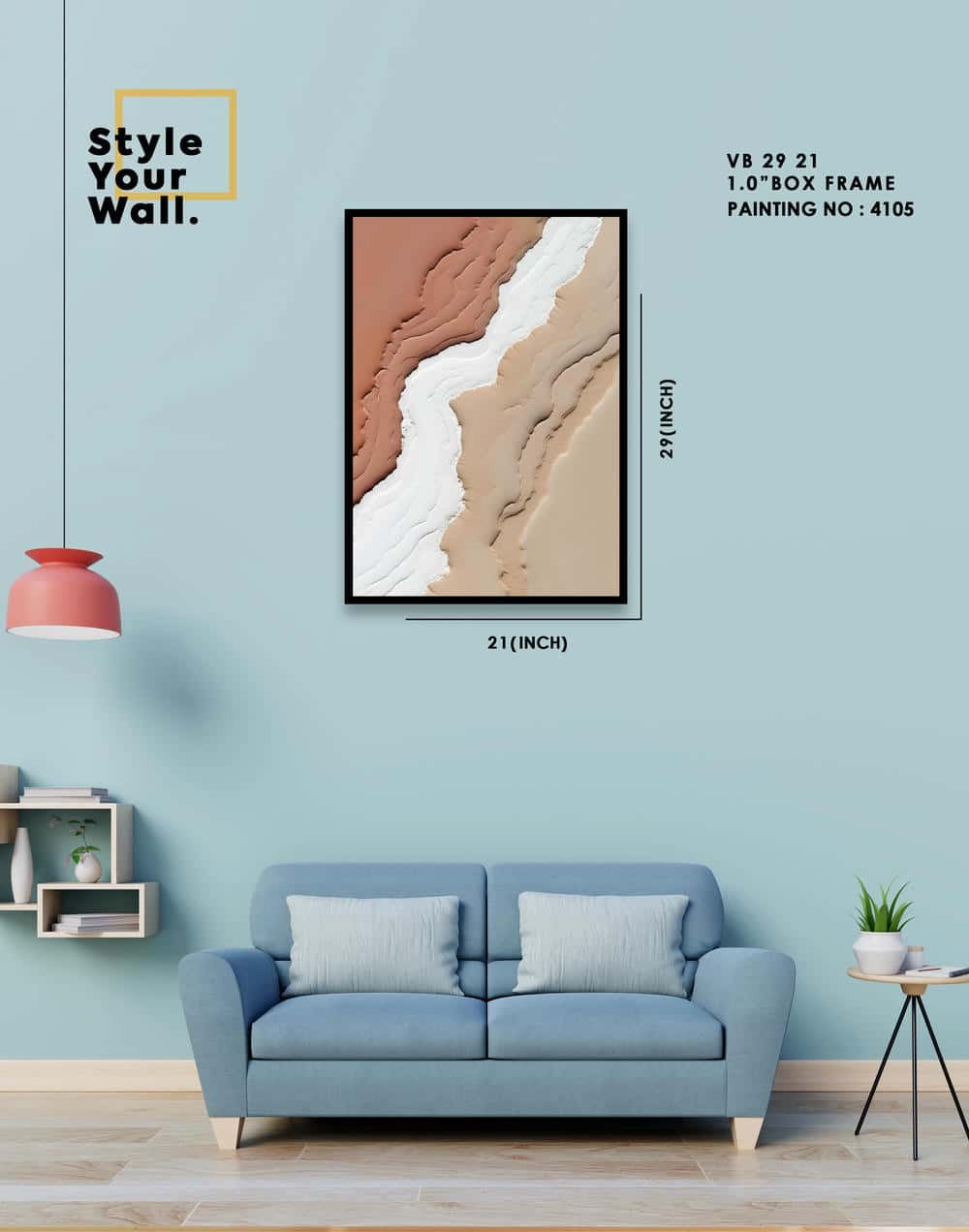 4105 Wall Frame VB 21 29 PN4105 - Image 1