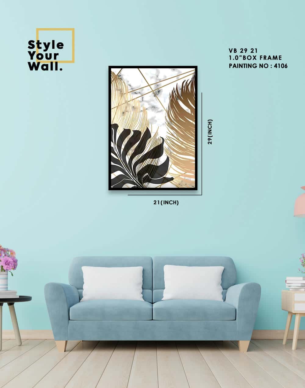 4106 Wall Frame VB 21 29 PN4106 - Image 1