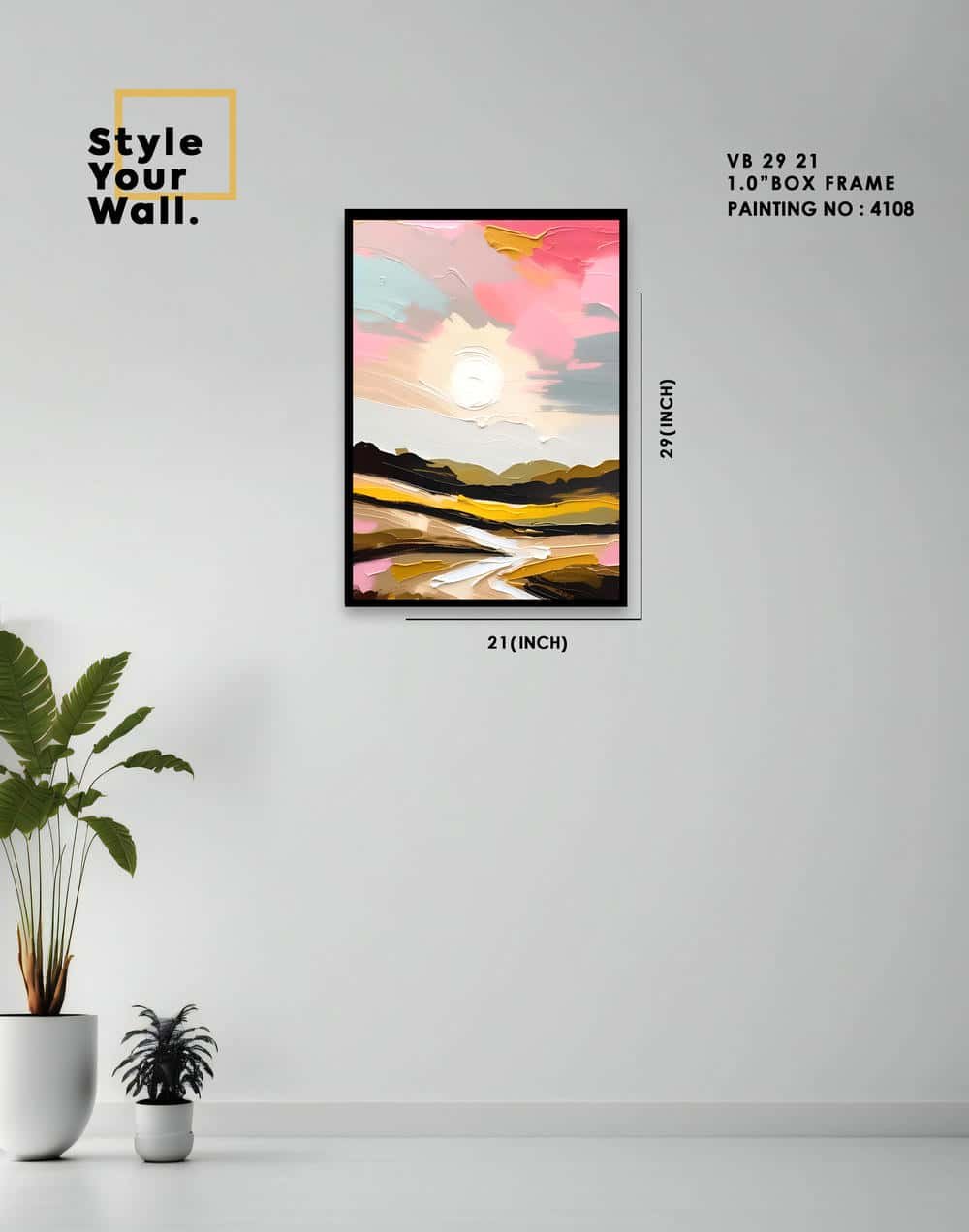 4108 Wall Frame VB 21 29 PN4108 - Image 1