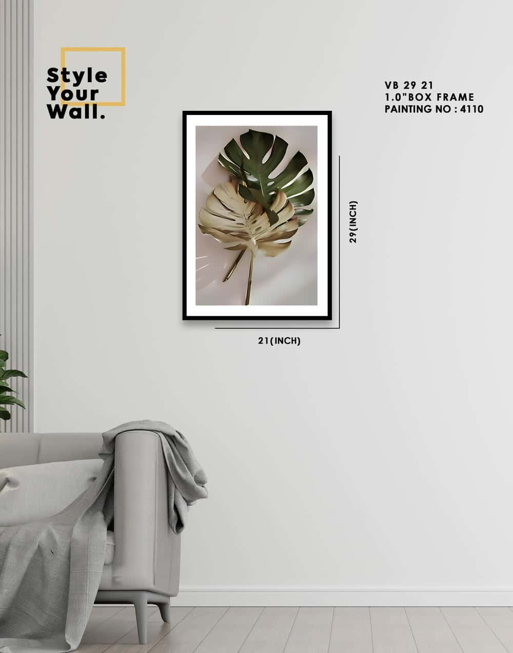 4110 Wall Frame VB 21 29 PN4110 - Image 1