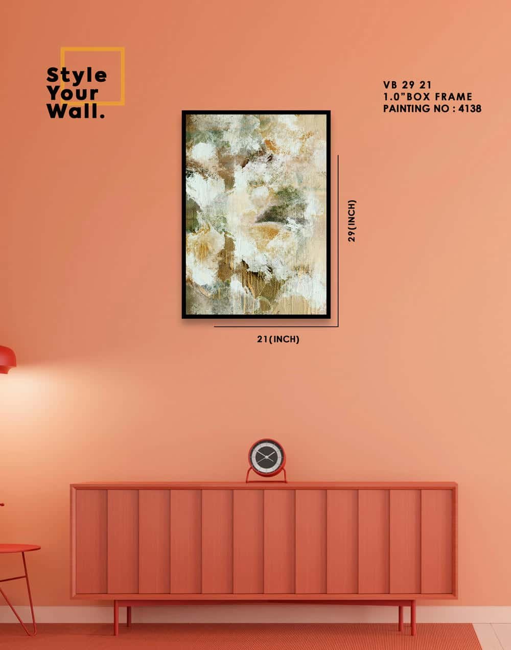 4138 Wall Frame VB 21 29 PN4138 - Image 1