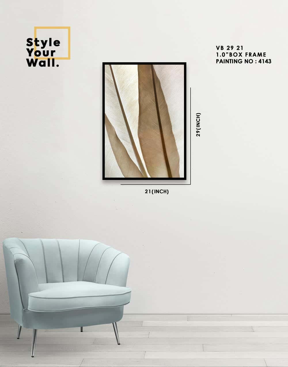 4143 Wall Frame VB 21 29 PN4143 - Image 1