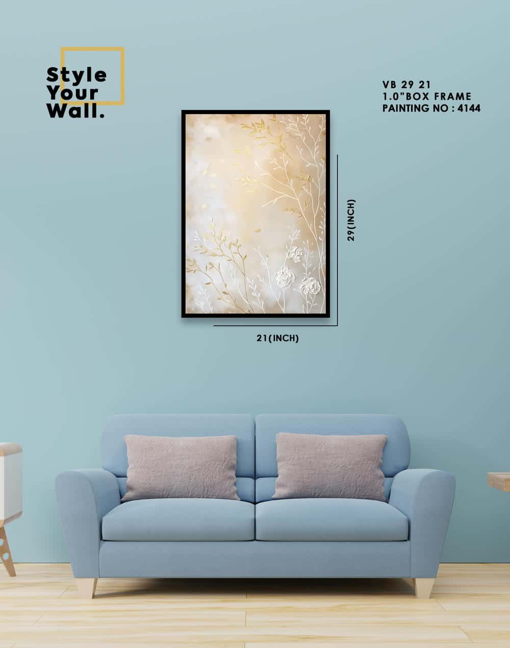 4144 Wall Frame VB 21 29 PN4144 - Image 1