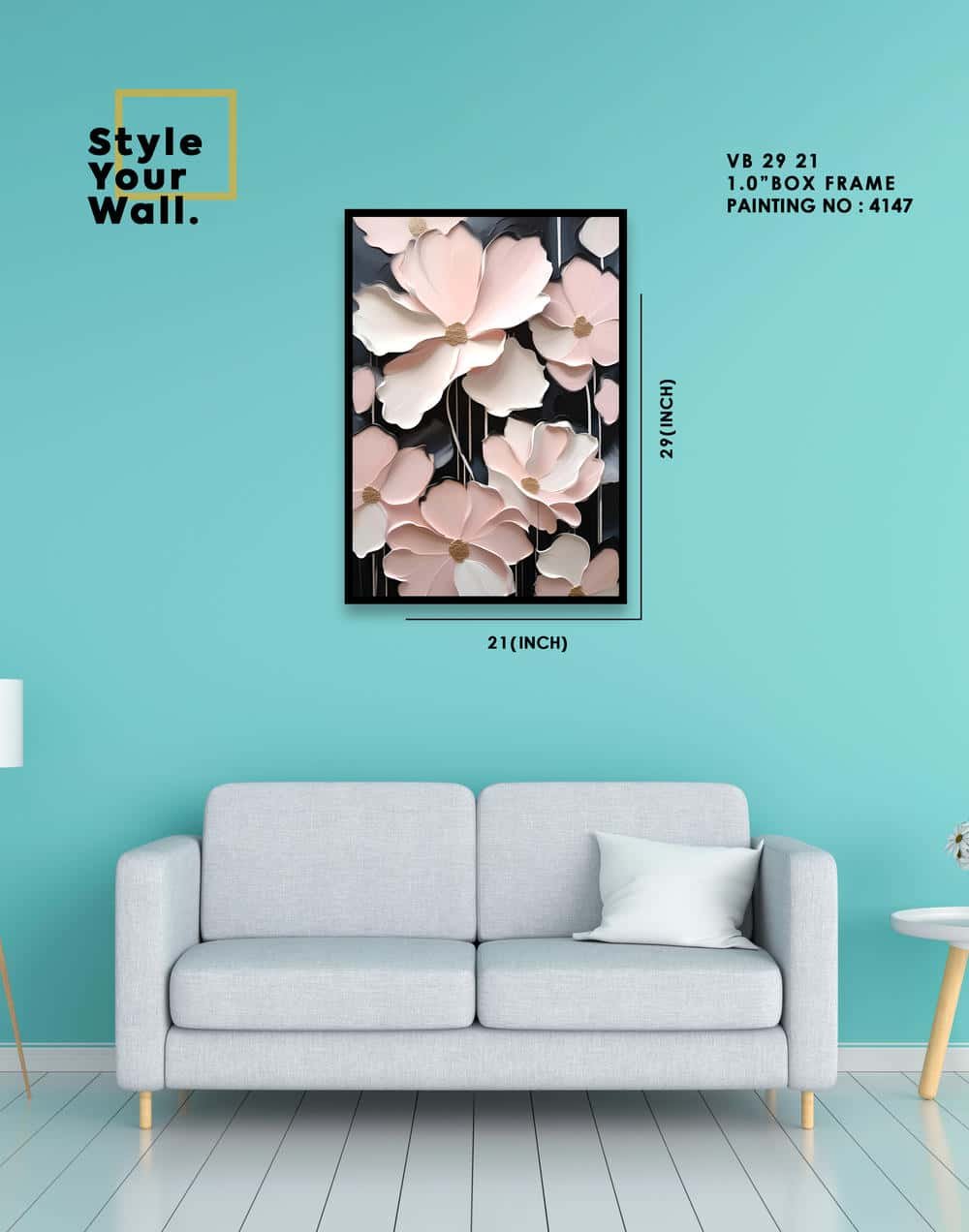 4147 Wall Frame VB 21 29 PN4147 - Image 1