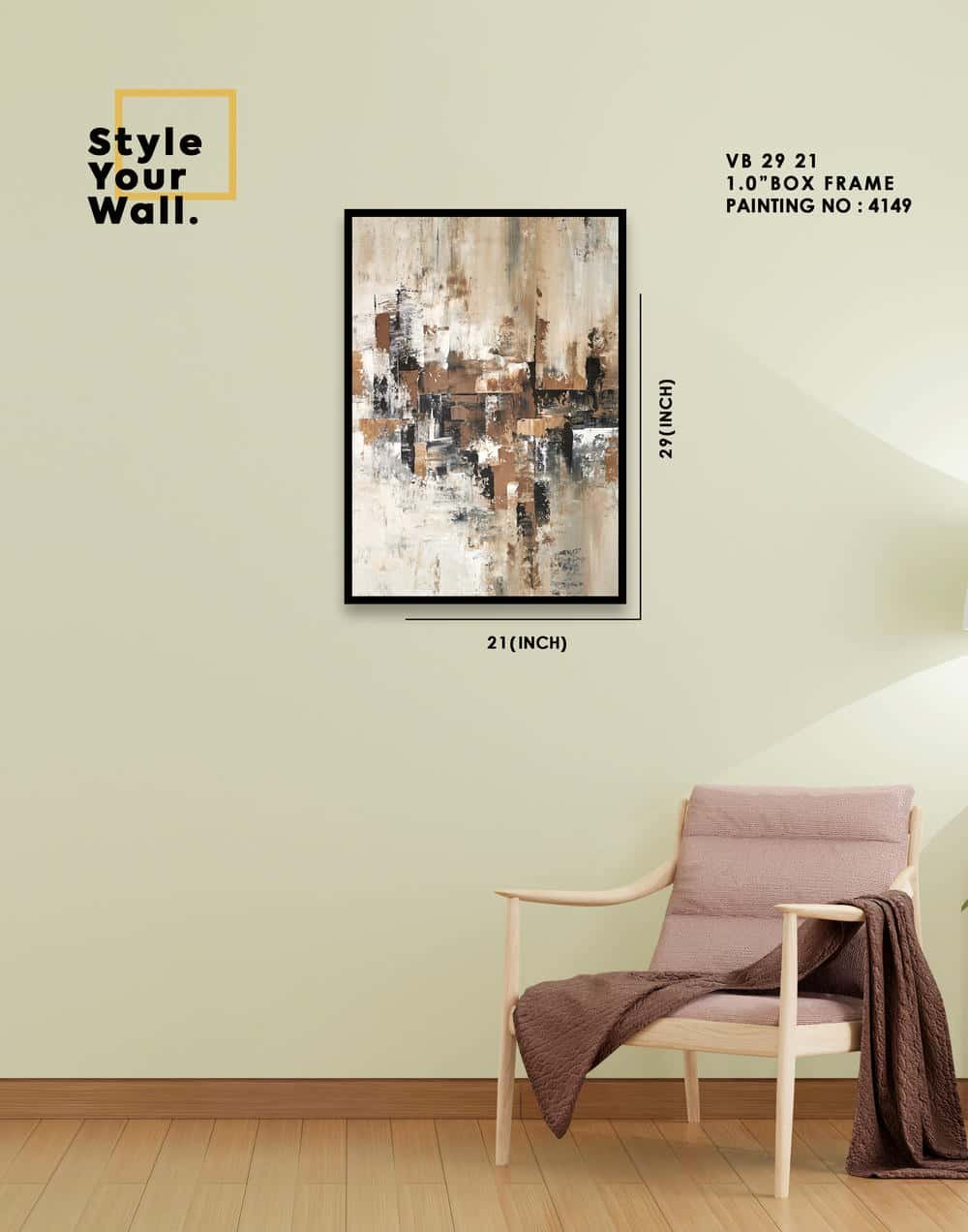 4149 Wall Frame VB 21 29 PN4149 - Image 1