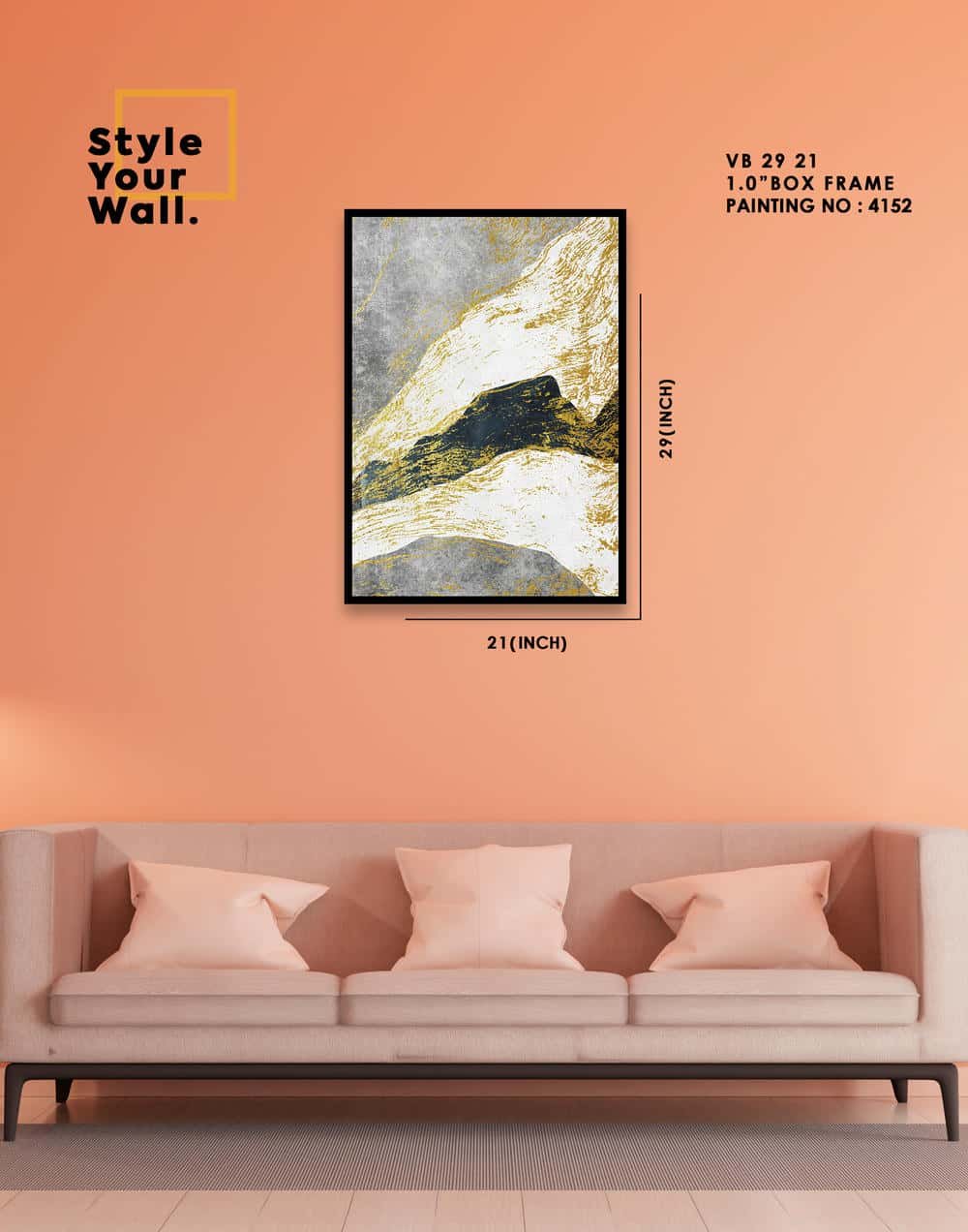 4152 Wall Frame VB 21 29 PN4152 - Image 1