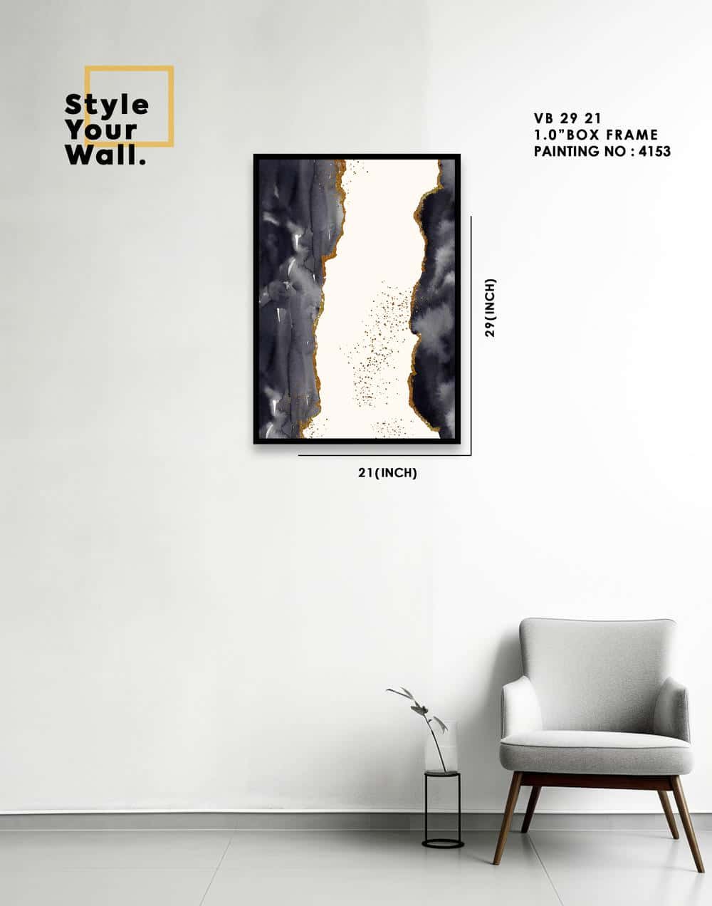 4153 Wall Frame VB 21 29 PN4153 - Image 1