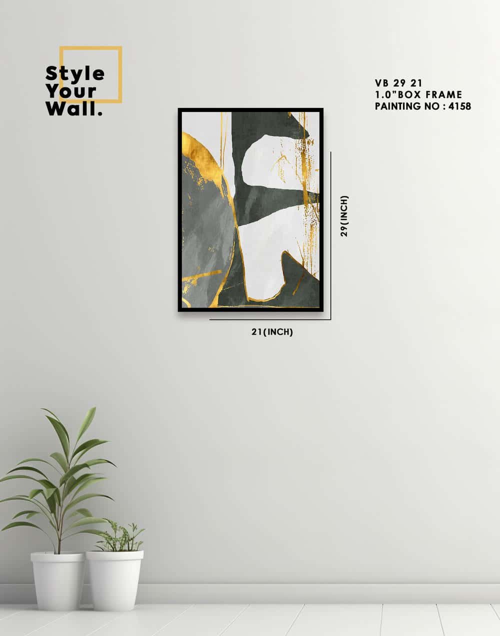 4158 Wall Frame VB 21 29 PN4158 - Image 1