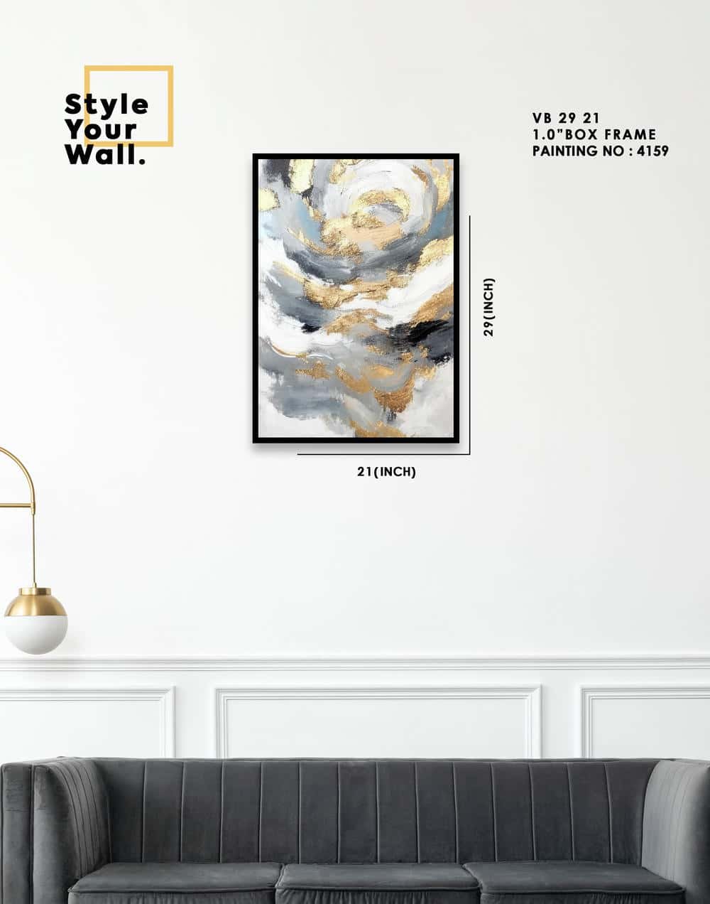 4159 Wall Frame VB 21 29 PN4159 - Image 1