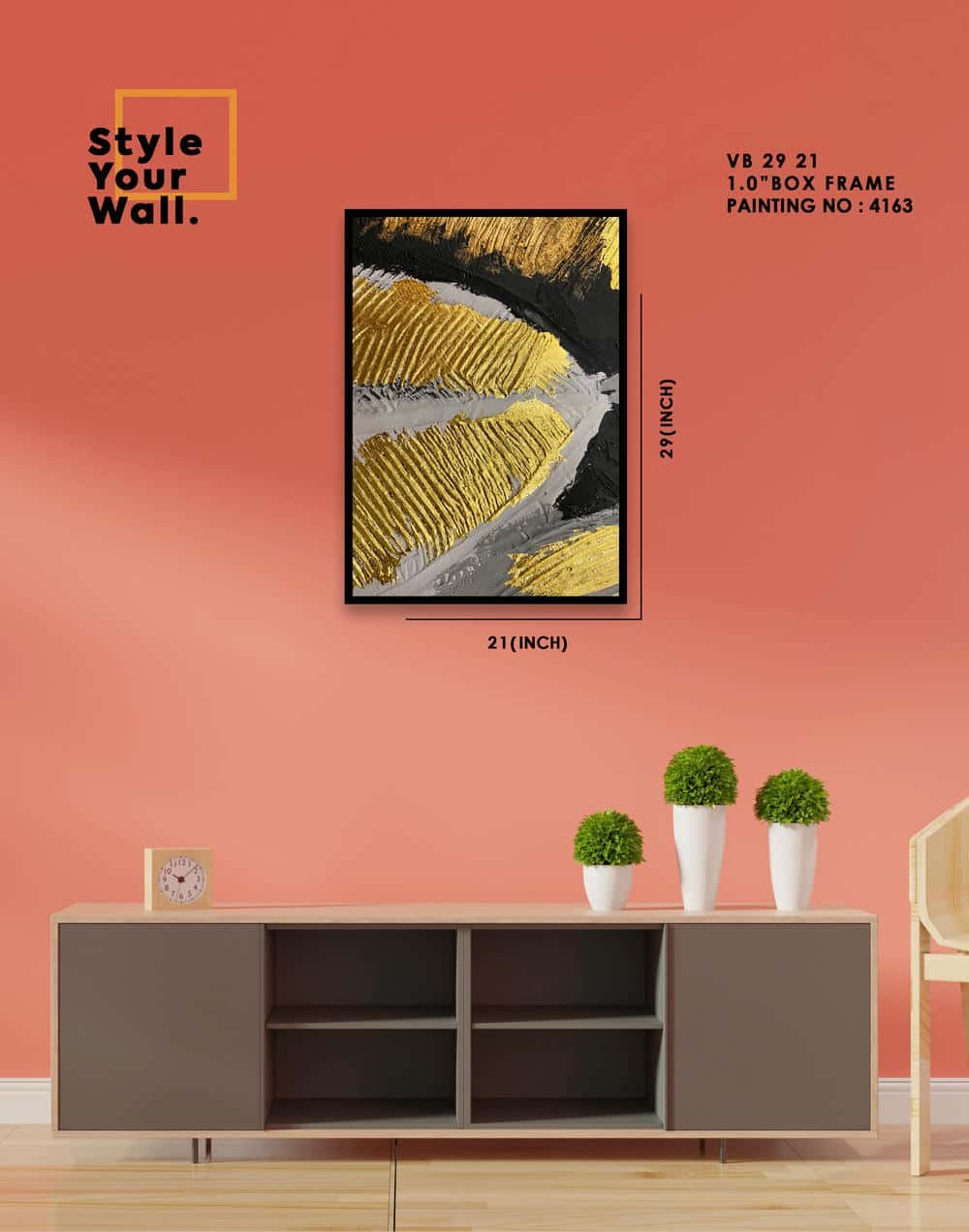 4163 Wall Frame VB 21 29 PN4163 - Image 1