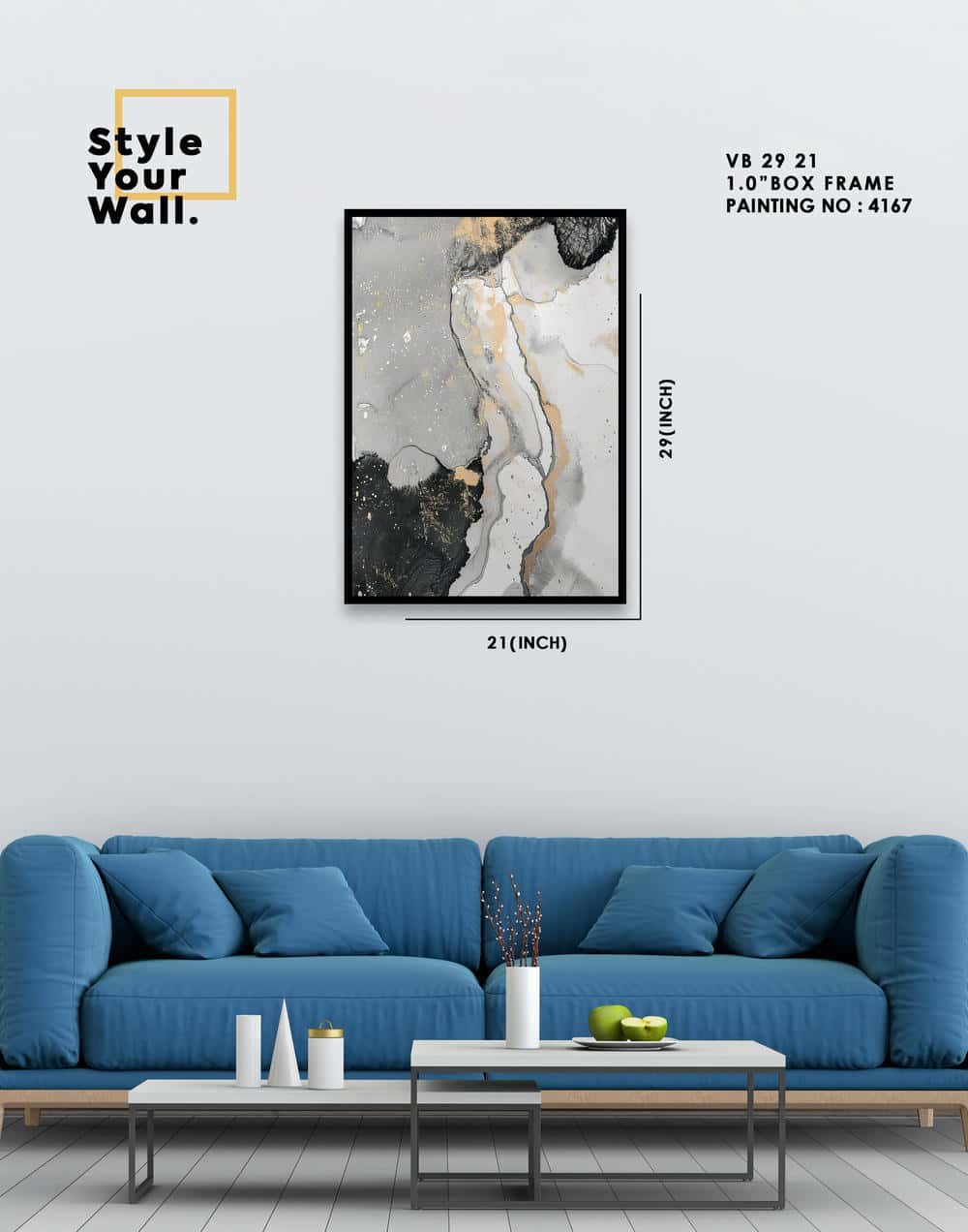 4167 Wall Frame VB 21 29 PN4167 - Image 1