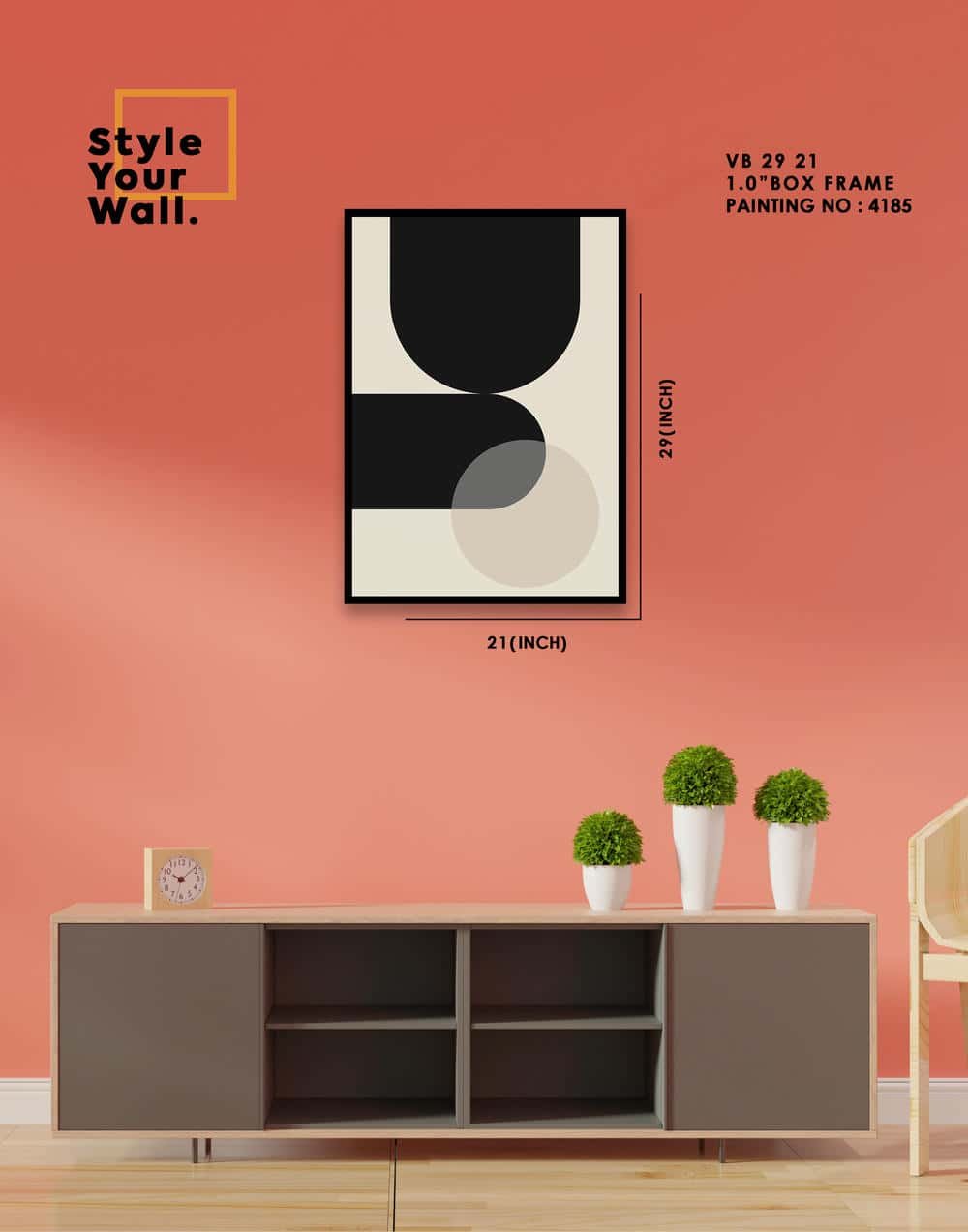 4185 Wall Frame VB 21 29 PN4185 - Image 1