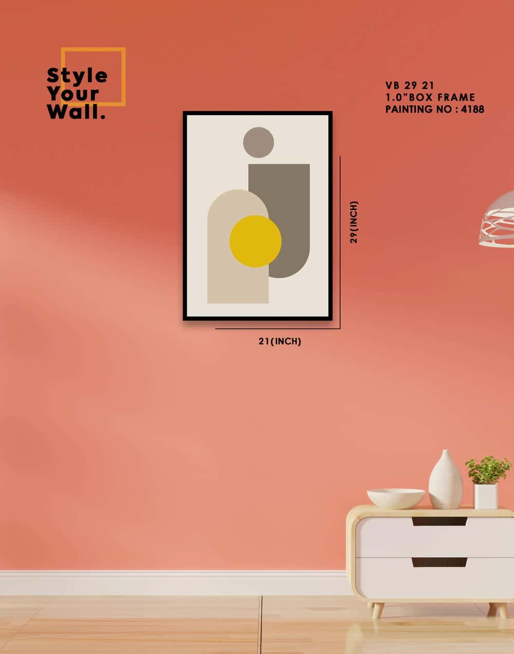 4188 Wall Frame VB 21 29 PN4188 - Image 1