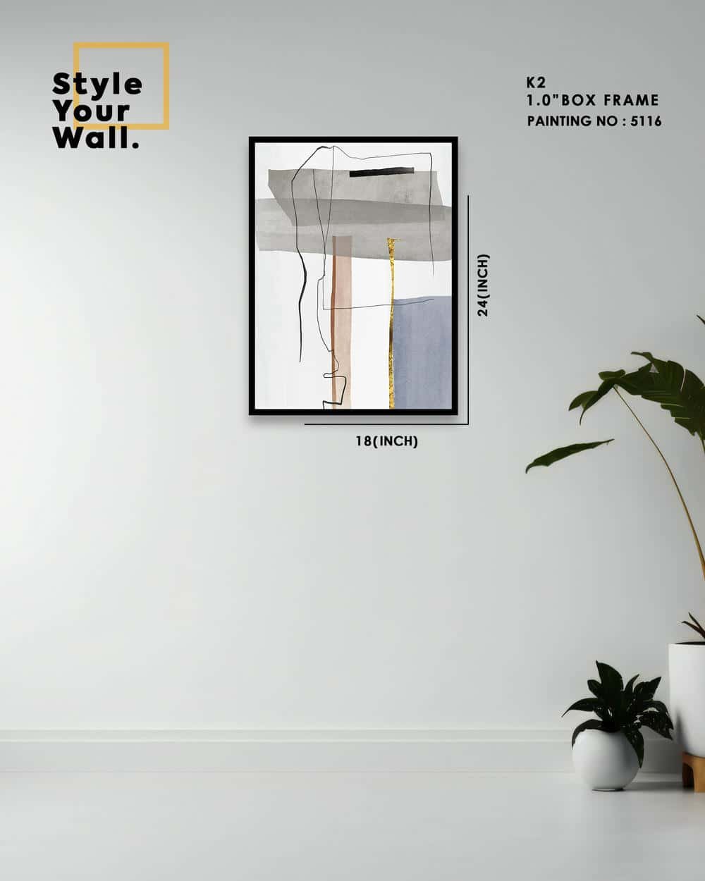 5116 Wall Frame K2 368 PN5116 - Image 1