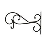 8'' Metal Print Dial Railway Clock Black - Image 5