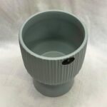 Cb Ceramic Pot B&I Ribbed - Image 4