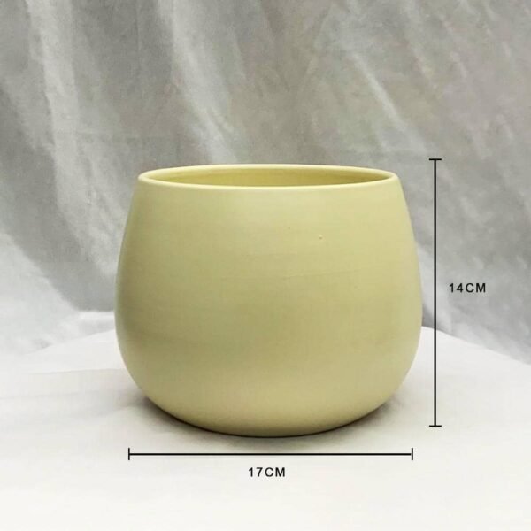 Cb Ceramic Pot Bowl Small Ivory