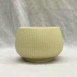 Cb Ceramic Pot Bowl Line Small Ivory - Image 2