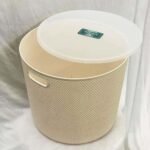 Laundry Basket With Lid White - Image 6