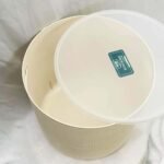 Laundry Basket With Lid White - Image 5