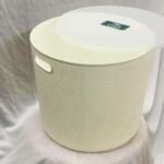 Laundry Basket With Lid White - Image 3