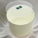 Laundry Basket With Lid White - Image 4