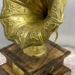 Show Piece Gramaphone Wood And Metal - Image 4