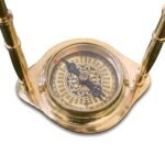 Heavy Brass Clock - Image 4