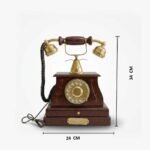 Hut shape Wooden Telephone