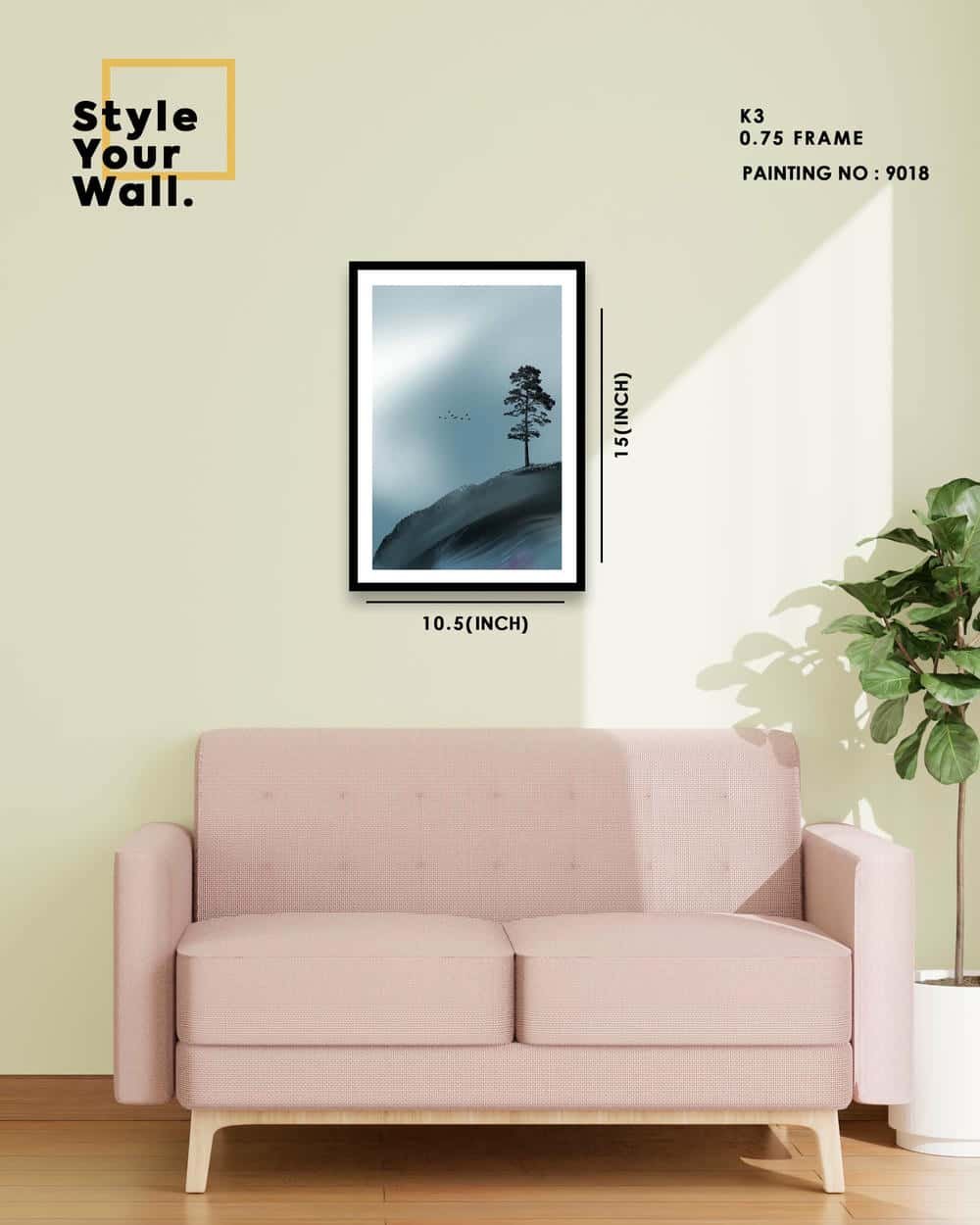 18 Wall Frame K3 PN 9018 - Image 1