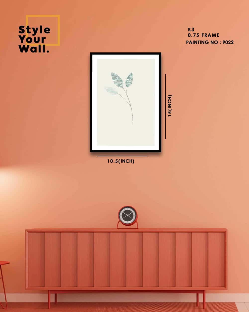 22 Wall Frame K3 PN 9022 - Image 1