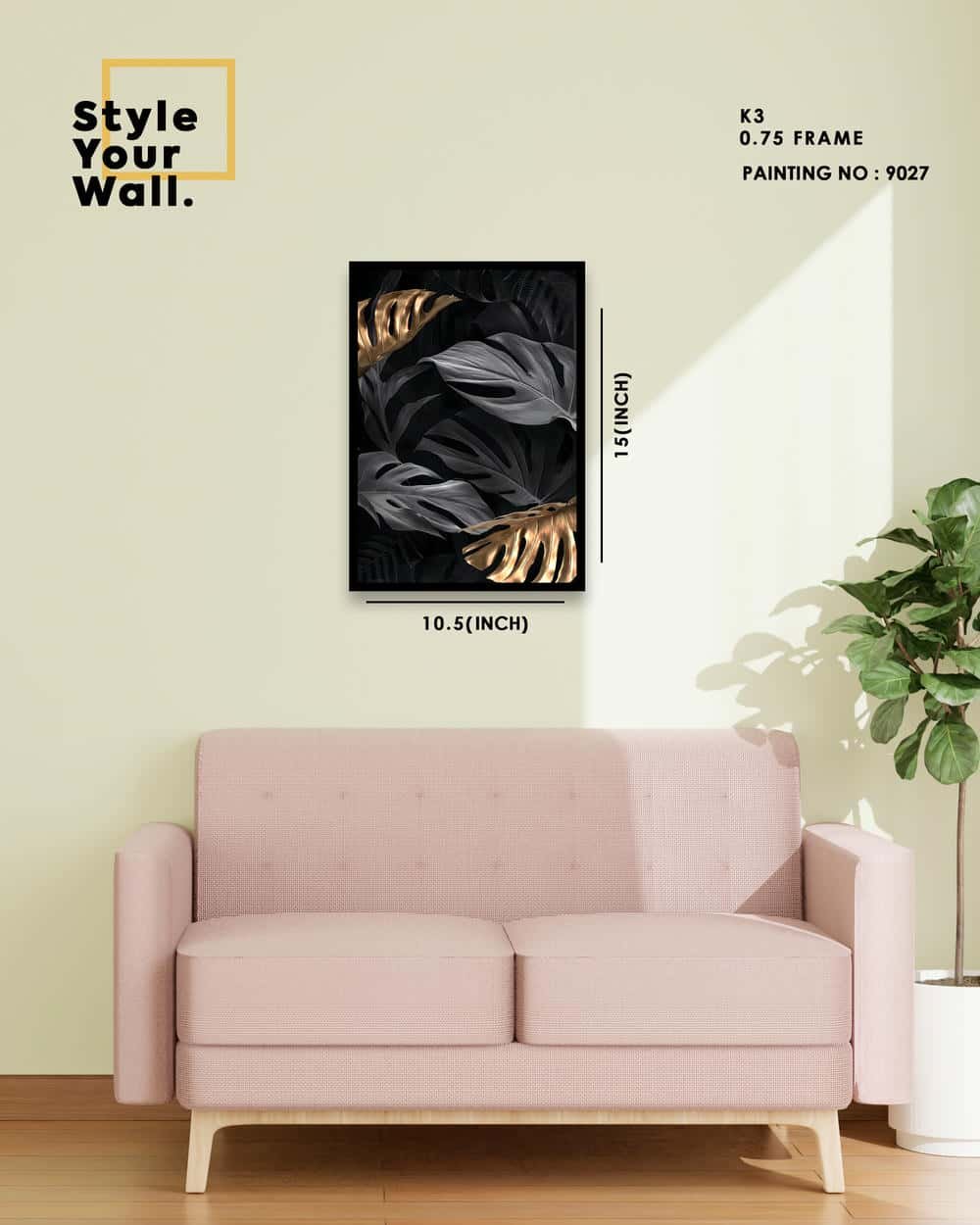 27 Wall Frame K3 PN 9027 - Image 1