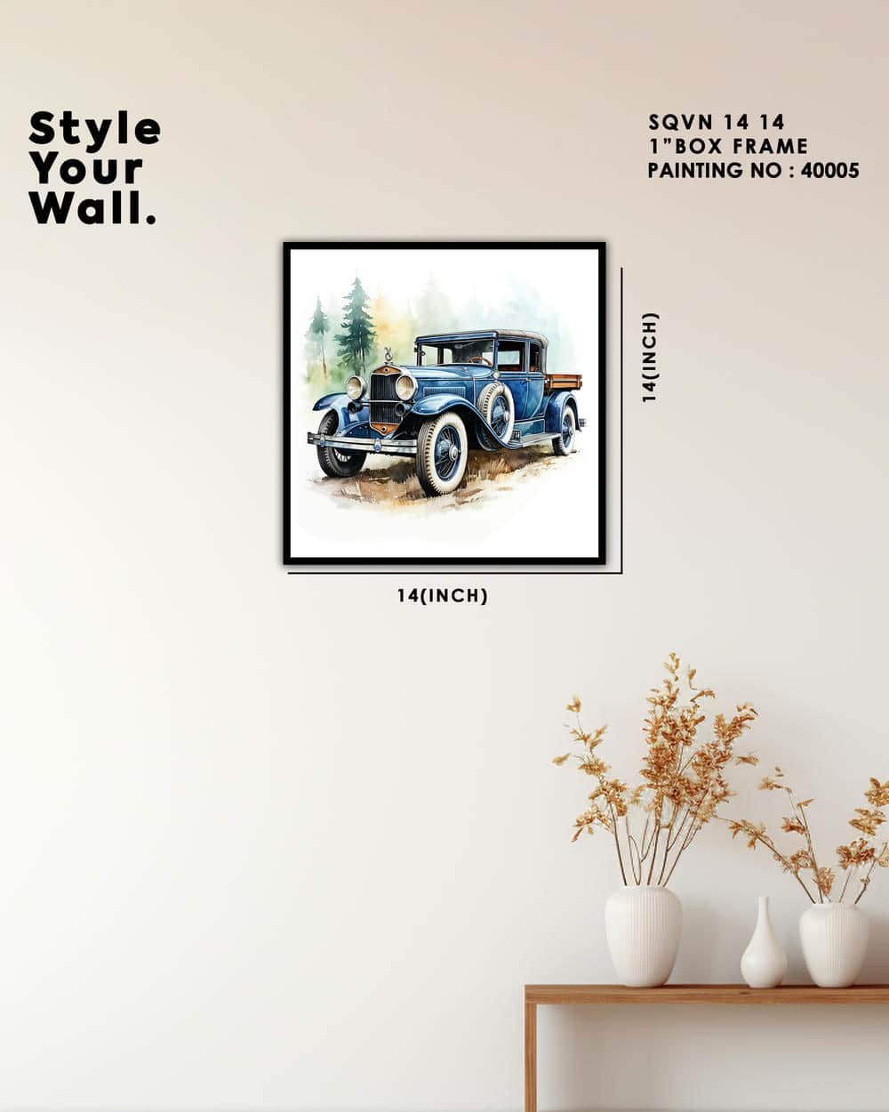 40005 Wall Frame SQVN 1414 PN 40005 - Image 1